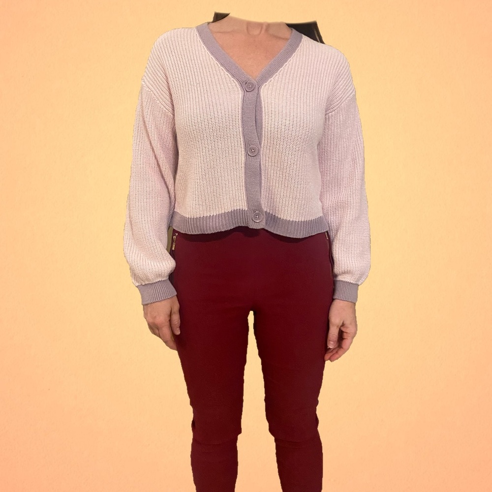 Pink and Purple Cardigan Target Art Class